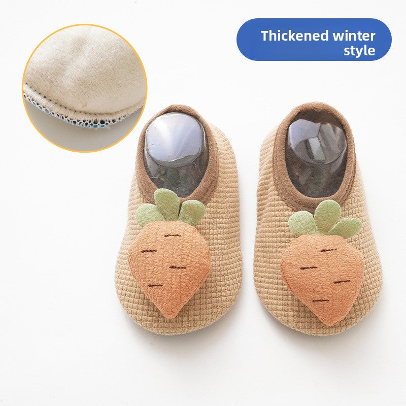 Baby Non-Slip Floor Socks with Breathable Fabric and Cute Patterns