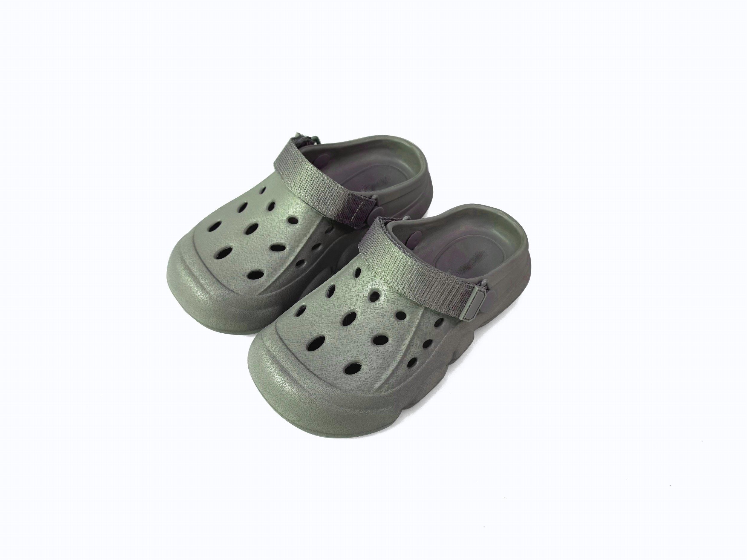 Kids EVA Closed-Toe Clogs with Breathable Ventilation Holes