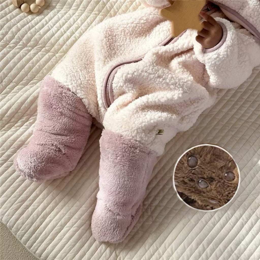 Plush Baby Non-Slip Floor Socks for Winter Warmth and Comfort