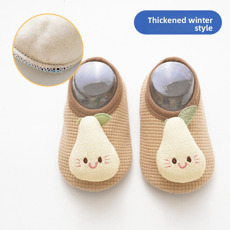 Baby Non-Slip Floor Socks with Breathable Fabric and Cute Patterns
