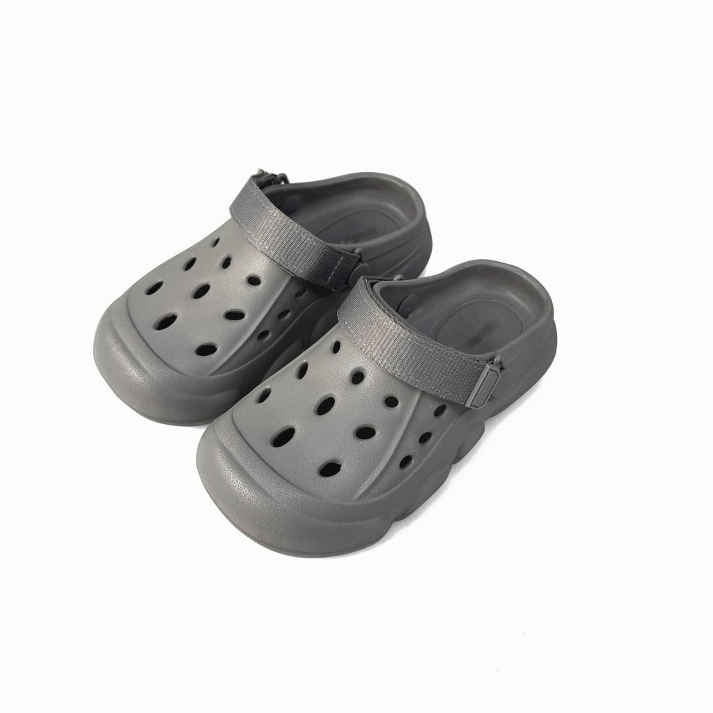 Kids EVA Closed-Toe Clogs with Breathable Ventilation Holes