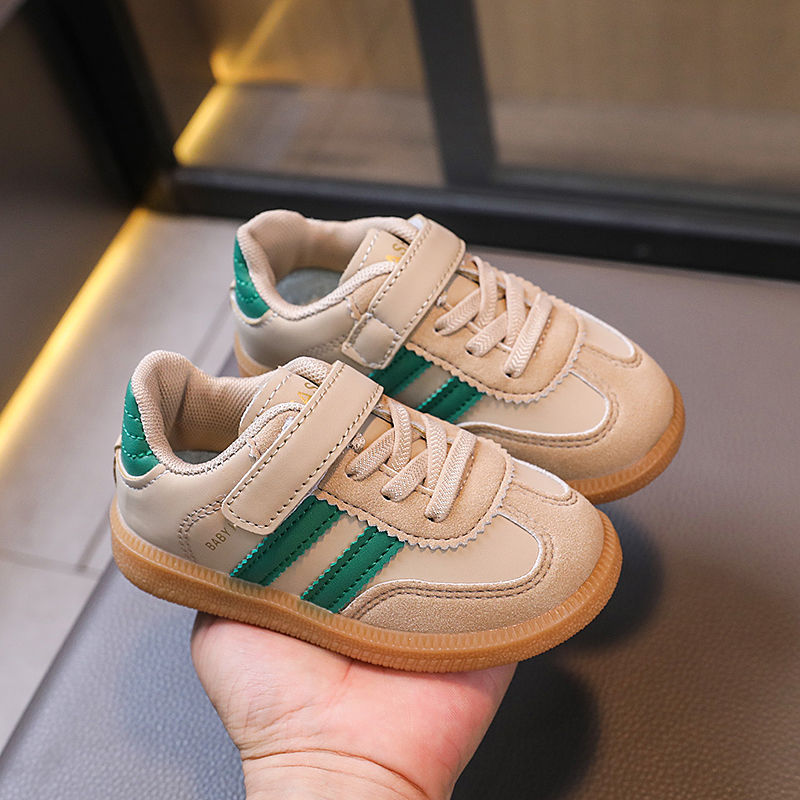 Breathable Kids Velcro Sneakers with Mesh Upper and Rubber Sole