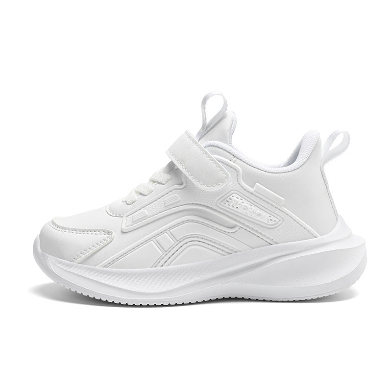 Kids Breathable Velcro Sneakers with Lightweight MD Sole for Daily Wear