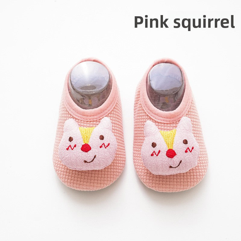 Baby Non-Slip Floor Socks with Breathable Fabric and Cute Patterns