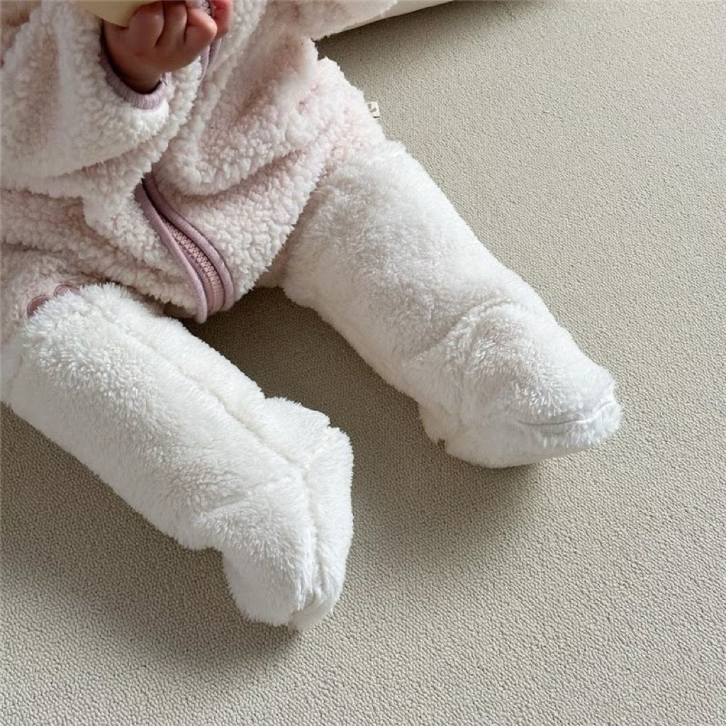 Plush Baby Non-Slip Floor Socks for Winter Warmth and Comfort