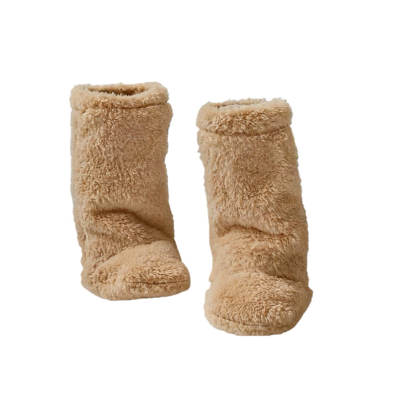 Plush Baby Non-Slip Floor Socks for Winter Warmth and Comfort