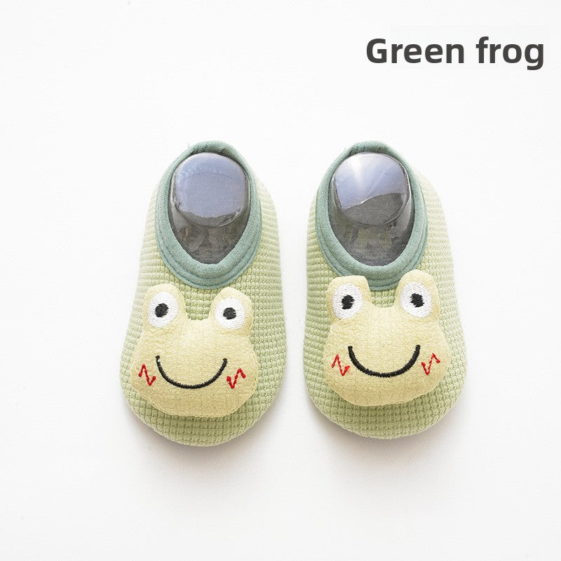 Baby Non-Slip Floor Socks with Breathable Fabric and Cute Patterns