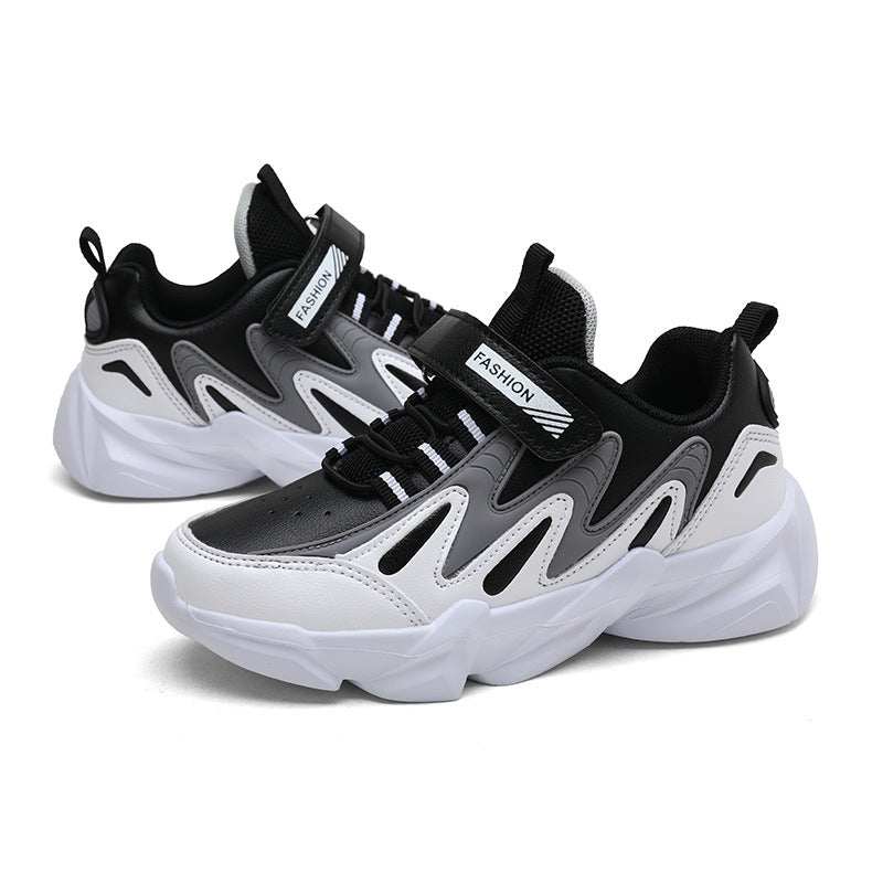 Kids Breathable Velcro Sneakers with Lightweight EVA Sole