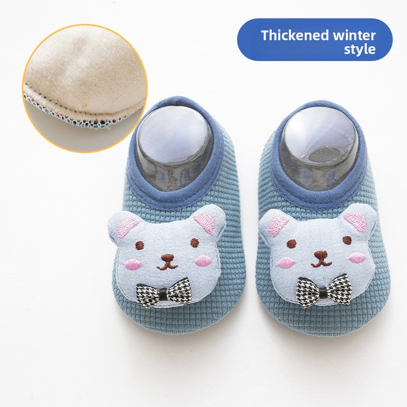 Baby Non-Slip Floor Socks with Breathable Fabric and Cute Patterns