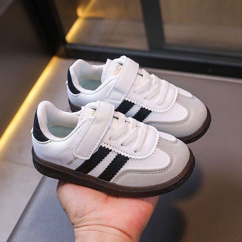 Breathable Kids Velcro Sneakers with Mesh Upper and Rubber Sole