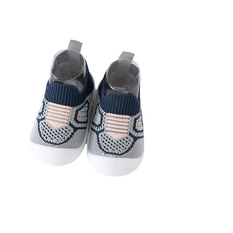 Cotton Slip-On Toddler Shoes with Soft Sole and Anti-Slip Grip