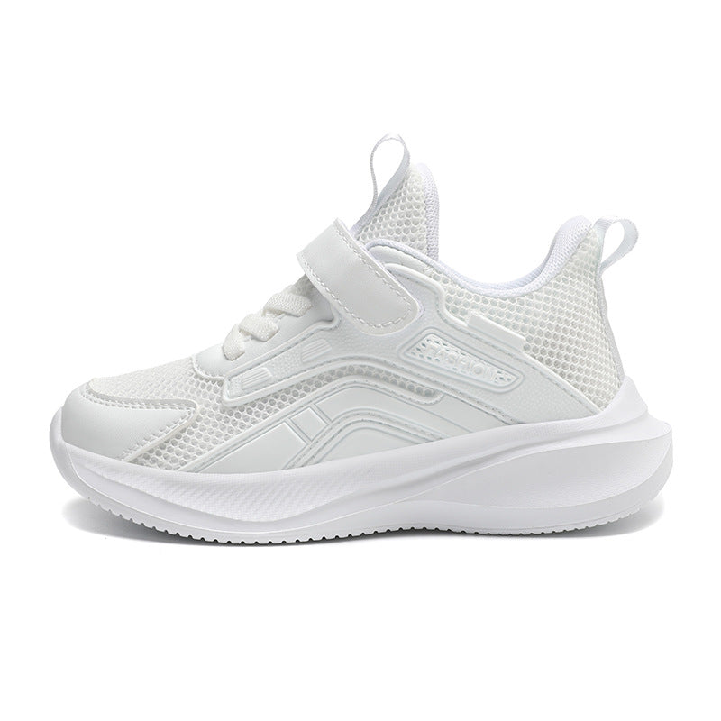 Kids Breathable Velcro Sneakers with Lightweight MD Sole for Daily Wear