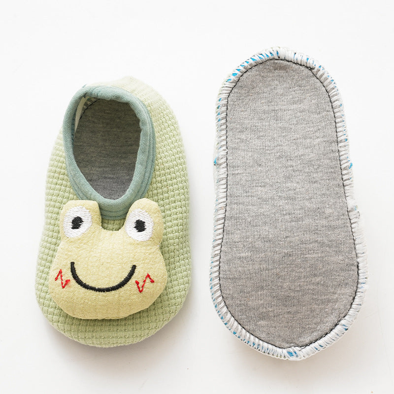 Baby Non-Slip Floor Socks with Breathable Fabric and Cute Patterns