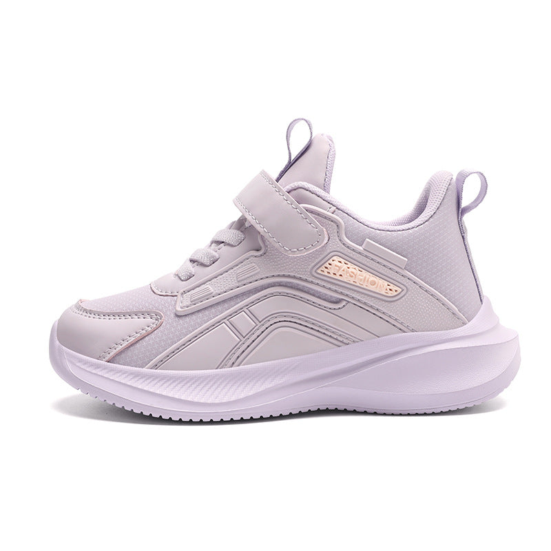 Kids Breathable Velcro Sneakers with Lightweight MD Sole for Daily Wear