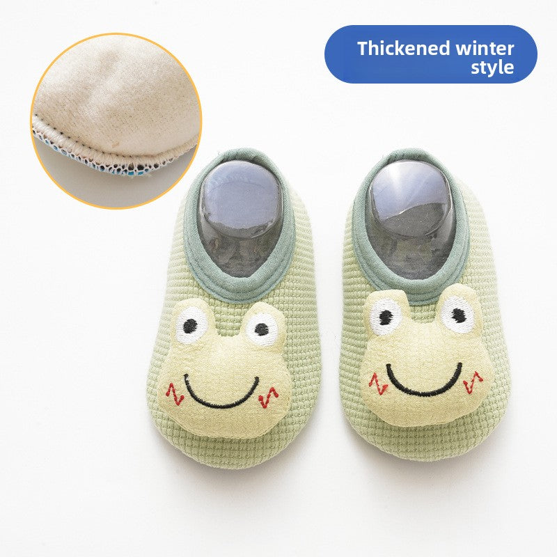 Baby Non-Slip Floor Socks with Breathable Fabric and Cute Patterns