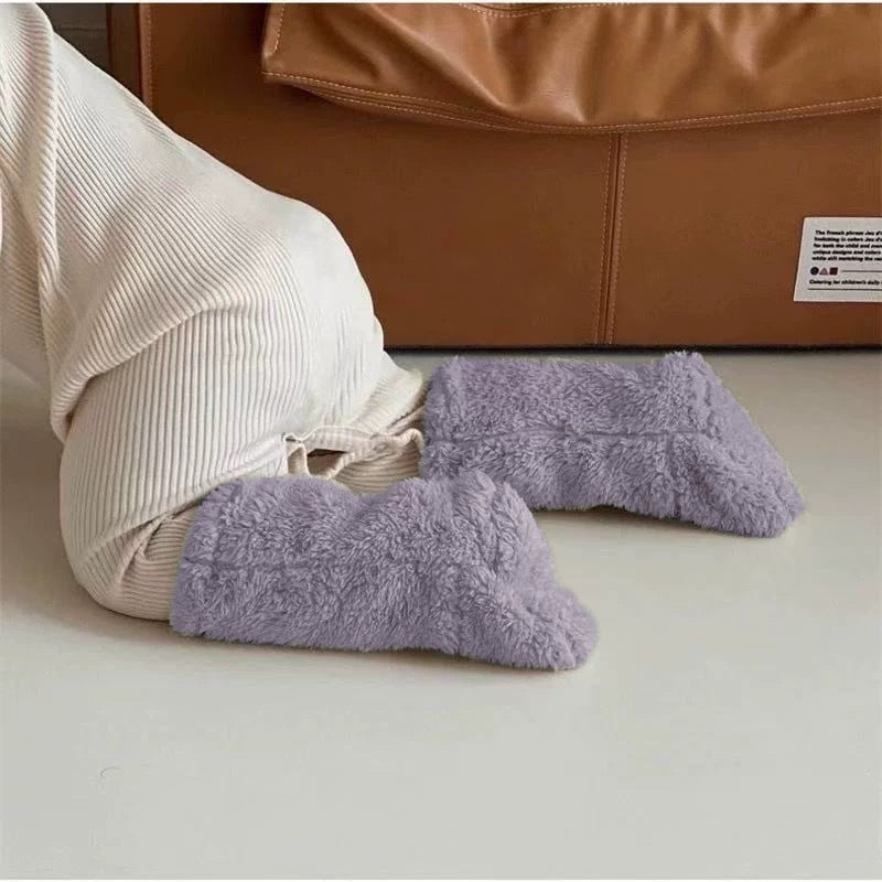 Plush Baby Non-Slip Floor Socks for Winter Warmth and Comfort