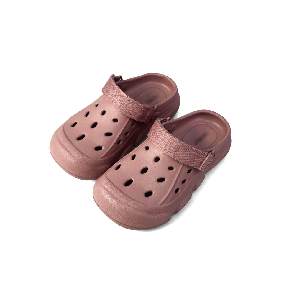 Kids EVA Closed-Toe Clogs with Breathable Ventilation Holes