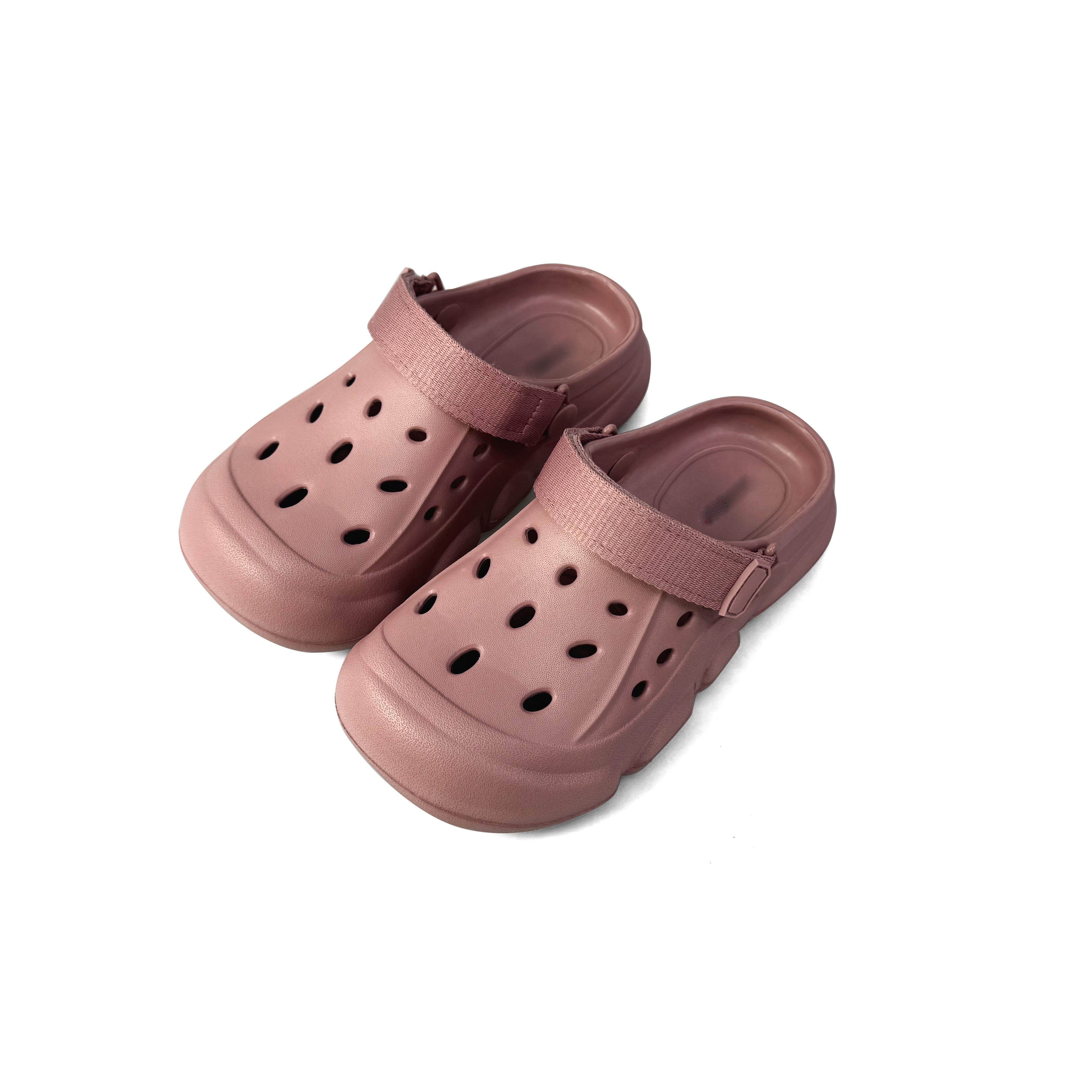 Kids EVA Closed-Toe Clogs with Breathable Ventilation Holes
