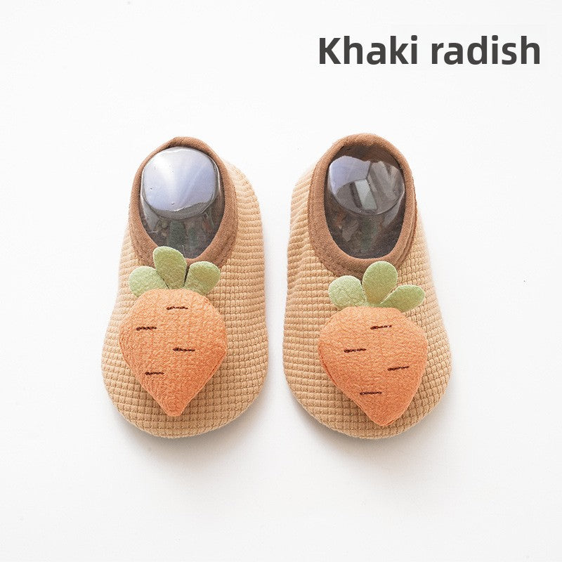 Baby Non-Slip Floor Socks with Breathable Fabric and Cute Patterns