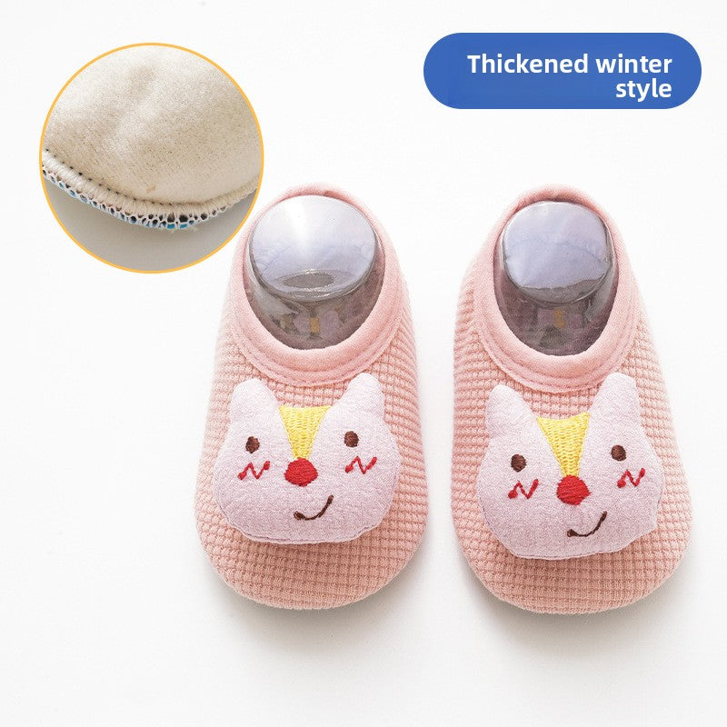 Baby Non-Slip Floor Socks with Breathable Fabric and Cute Patterns